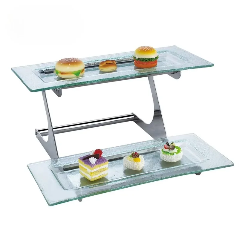 Industrial Catering Equipment Banquet Wedding Cake Rack Glass Elevation Self-Serving Riser Dessert Food Display
Industrial Catering Equipment Banquet Wedding Cake Rack Glass Elevation Self-Serving Riser Dessert Food Display