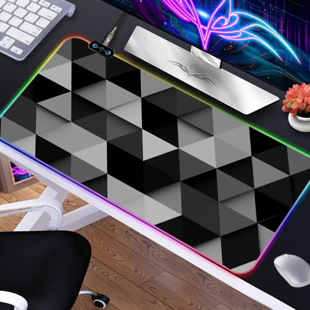 Призматический RGB коврик для мыши, коврик для мыши, Настольный коврик для мыши, милый HD Настольный коврик, расширенные игровые коврики для клавиатуры, большой размер XXL, геймерский коврик для мыши 90x40
Призматический RGB коврик для мыши, коврик для мыши, Настольный коврик для мыши, милый HD Настольный коврик, расширенные игровые коврики для клавиатуры, большой размер XXL, геймерский коврик для мыши 90x40