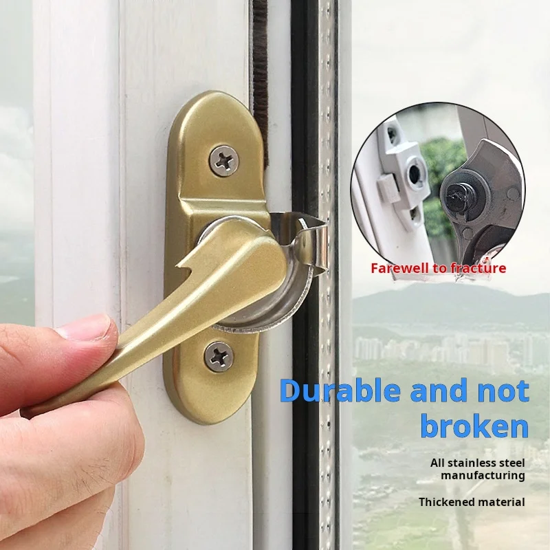 1PCS Stainless Steel Window Lock Latch Plastic Steel Window Door Crescent Lock Safety Lock Aluminum Alloy Sliding Window Lock
1PCS Stainless Steel Window Lock Latch Plastic Steel Window Door Crescent Lock Safety Lock Aluminum Alloy Sliding Window Lock