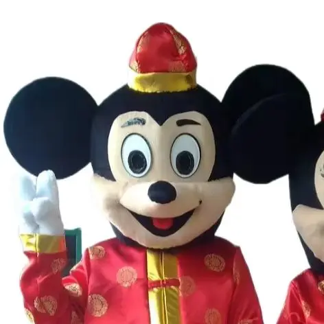 Potdemiel Red Tang Suit Mickey Minnie Mouse Disney Mascot Costume for Adults Chinese New Year Christmas Party Events
Potdemiel Red Tang Suit Mickey Minnie Mouse Disney Mascot Costume for Adults Chinese New Year Christmas Party Events