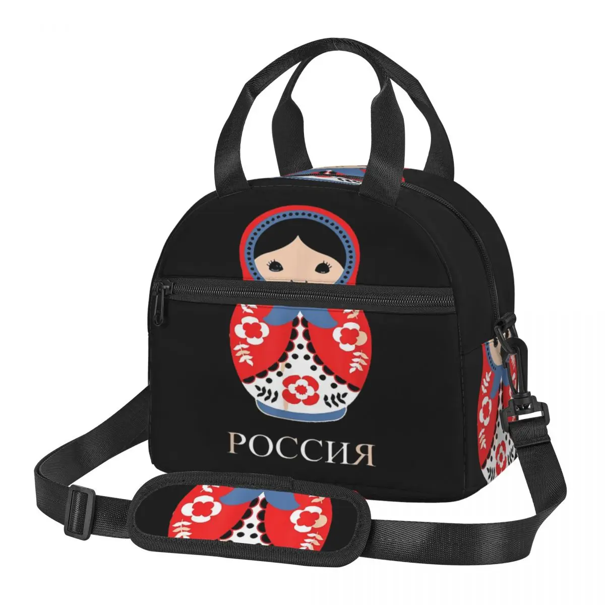 Термосумка для обедов в стиле русской куклы Матрёшки для женщин и детей, портативный термоконтейнер для еды, сумка-тоут
Термосумка для обедов в стиле русской куклы Матрёшки для женщин и детей, портативный термоконтейнер для еды, сумка-тоут