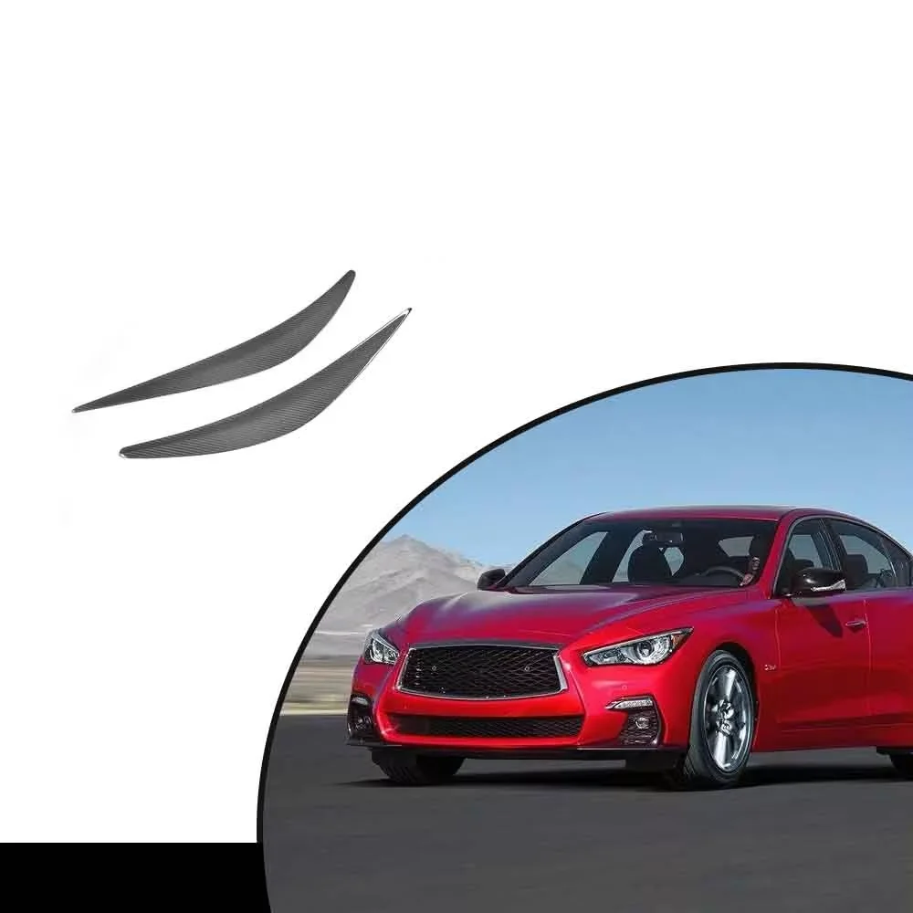 Carbon Fiber Headlight Eyelids Cover For Infiniti Q50 Sedan 4-Door 2013-2017
Carbon Fiber Headlight Eyelids Cover For Infiniti Q50 Sedan 4-Door 2013-2017