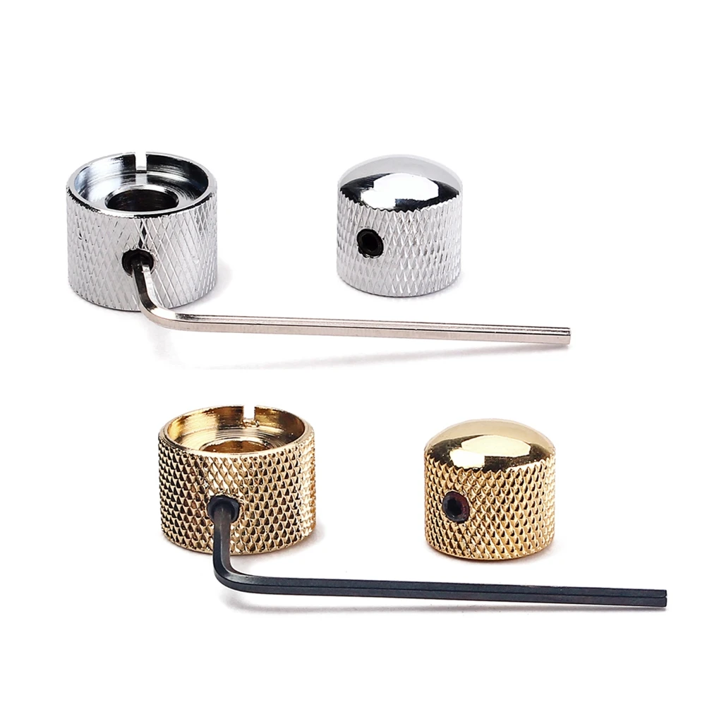 2 In 1 Dual Concentric Volume Tone Blend Control Control Knobs Domed Knobs with Key for Electric Guitar Bass
2 In 1 Dual Concentric Volume Tone Blend Control Control Knobs Domed Knobs with Key for Electric Guitar Bass