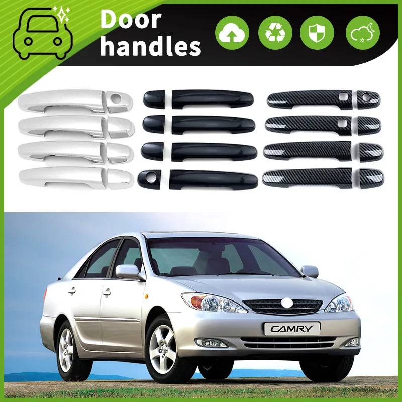 Подходит для 01-05 Toyota Camry, декоративная наклейка на дверную ручку, аксессуары для дверных ручек
Подходит для 01-05 Toyota Camry, декоративная наклейка на дверную ручку, аксессуары для дверных ручек