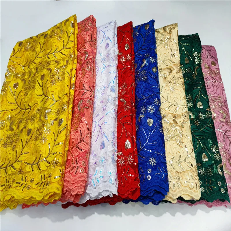 African Lace Fabric 2022 High Quality Lace with Sequins Nigerian Lace Fabric for Bride French Tulle Lace Fabric
African Lace Fabric 2022 High Quality Lace with Sequins Nigerian Lace Fabric for Bride French Tulle Lace Fabric
