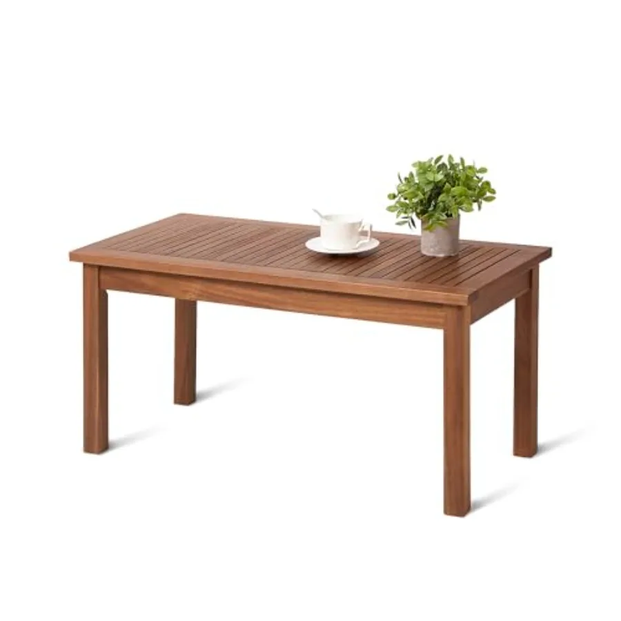 Patio Coffee Table for Outdoor Use, FSC-Certified Wood, Natural Brown, Eco-Friendly and Weather-Resistant Design
Patio Coffee Table for Outdoor Use, FSC-Certified Wood, Natural Brown, Eco-Friendly and Weather-Resistant Design