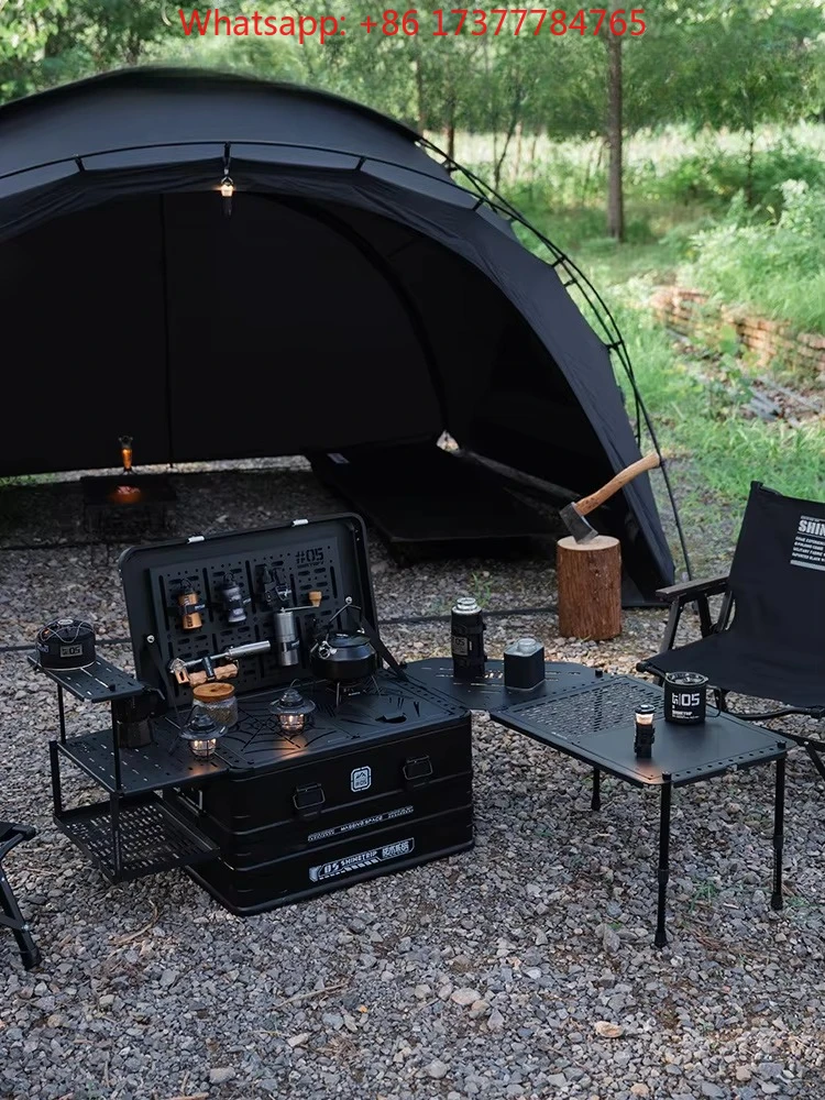 Outdoor Camping & Travel Coffee Box, 05 Series Hot Design Tactical Aluminum Alloy Multifunctional Modular Storage
Outdoor Camping & Travel Coffee Box, 05 Series Hot Design Tactical Aluminum Alloy Multifunctional Modular Storage