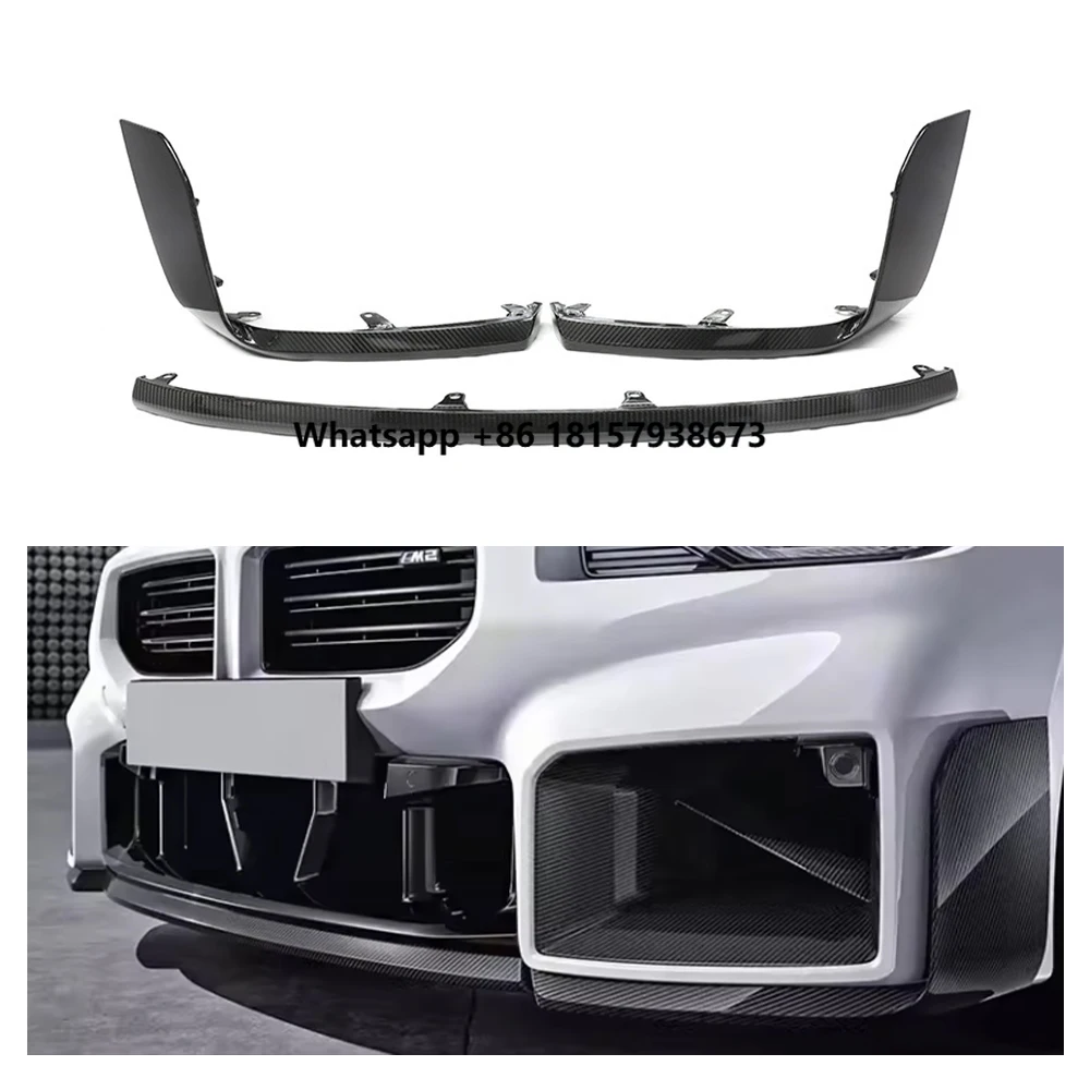 Car Parts Body Kit 100% Dry Carbon Fiber MP Style Front Bumper Lip Chin Spoiler Splitter Diffuser for G87 M2 
Car Parts Body Kit 100% Dry Carbon Fiber MP Style Front Bumper Lip Chin Spoiler Splitter Diffuser for G87 M2