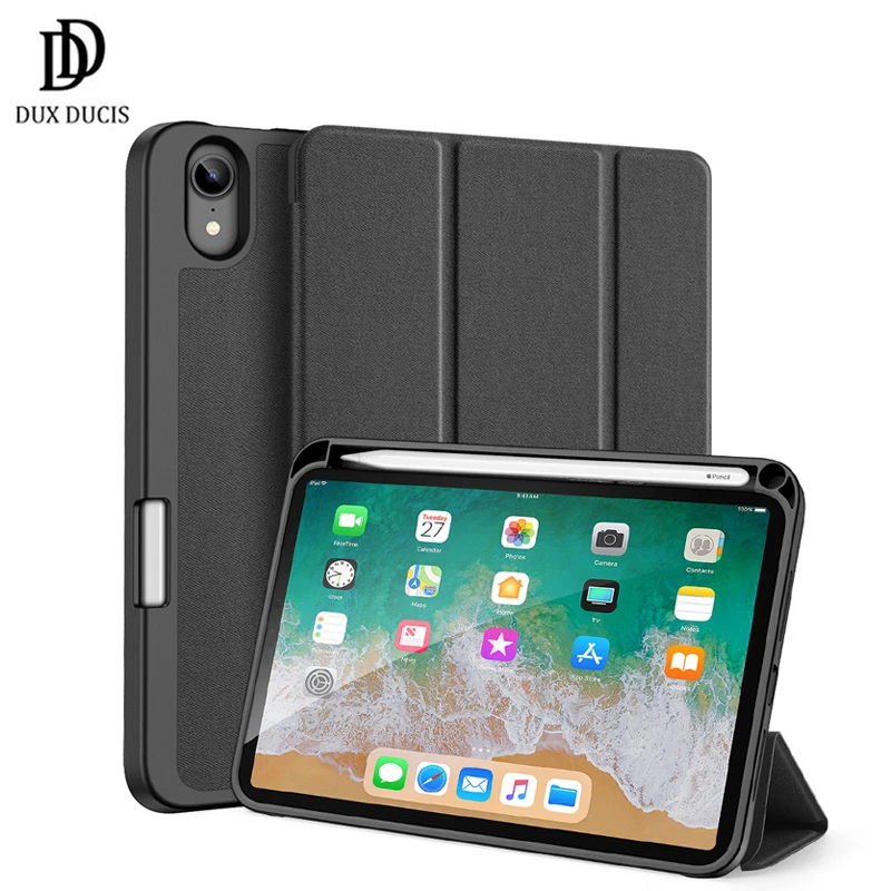 For iPad Mini 6 Trifold Leather Flip Smart Cover Tablet Sleeve with Pencil Holder For iPad Mini 6 8.3 2021 Dux Ducis
For iPad Mini 6 Trifold Leather Flip Smart Cover Tablet Sleeve with Pencil Holder For iPad Mini 6 8.3 2021 Dux Ducis