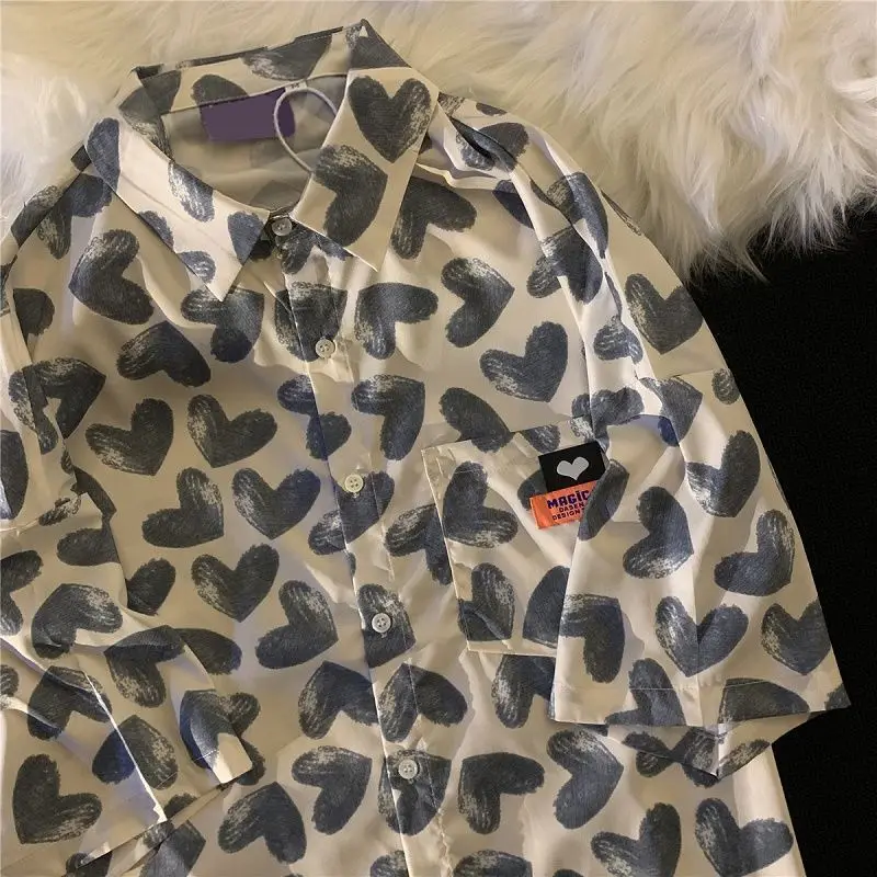 Casual Shirts Women Men Summer Short Sleeve Print Shirt 2023 Hawaii Beach Oversize Harajuku Shirts Korean Top
Casual Shirts Women Men Summer Short Sleeve Print Shirt 2023 Hawaii Beach Oversize Harajuku Shirts Korean Top