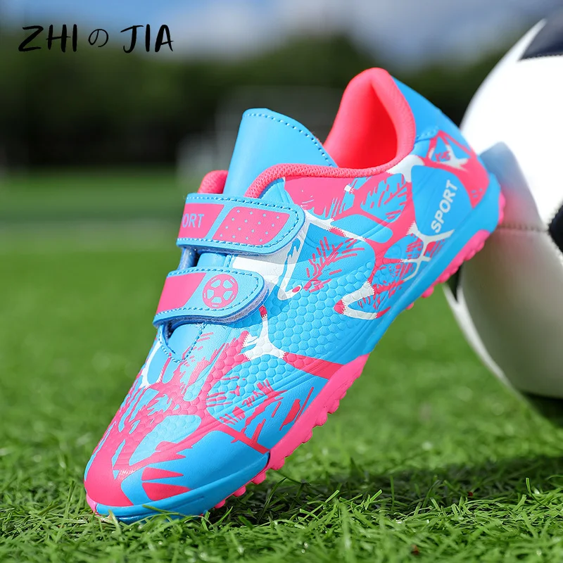 Children's Hook Loop Fastener Football Footwear Boys Outdoor Anti Slip Lightweight Football Shoes Professional Training Sneaker
Children's Hook Loop Fastener Football Footwear Boys Outdoor Anti Slip Lightweight Football Shoes Professional Training Sneaker