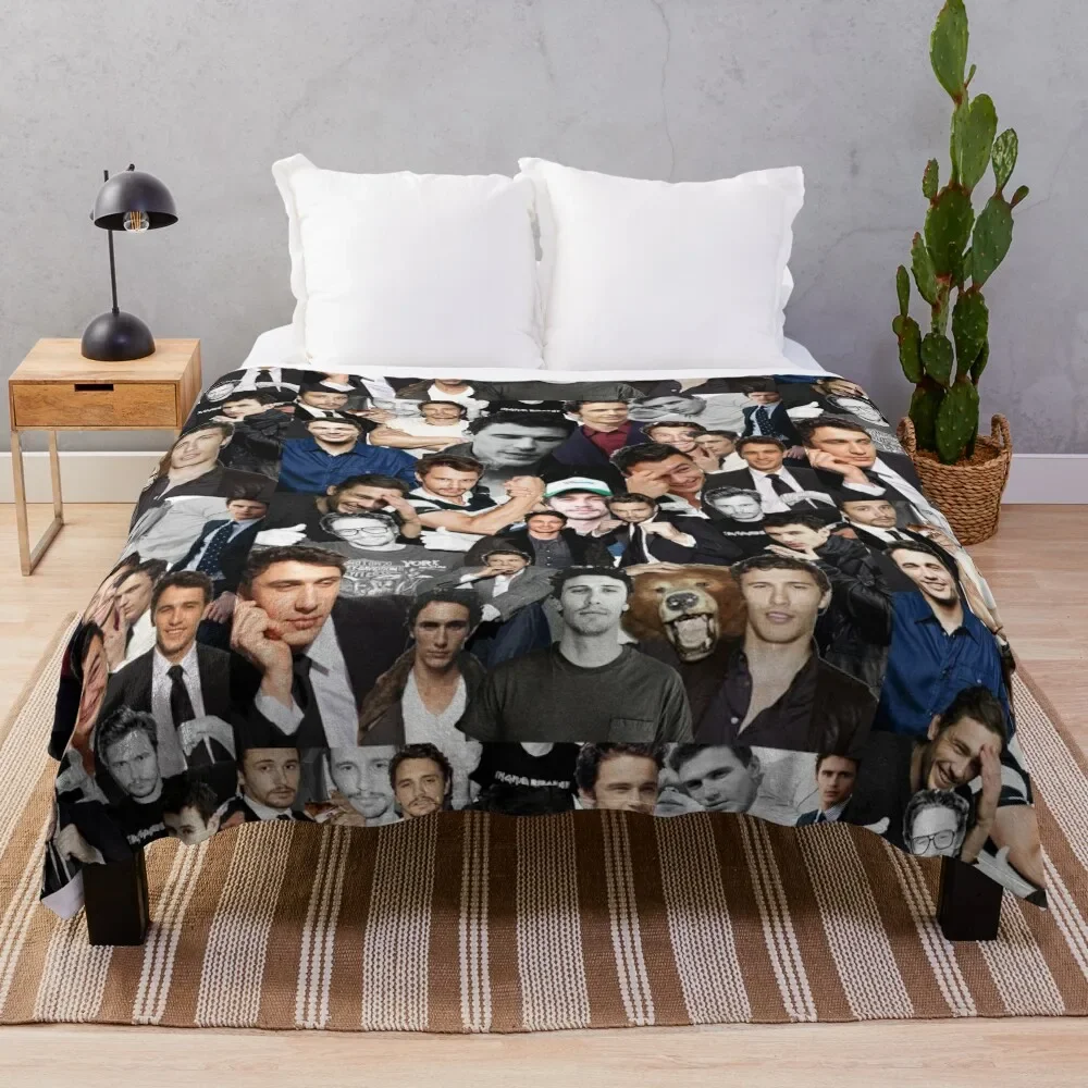 James Franco Collage Throw Blanket Air Conditioner Soft Blanket for Office Home
James Franco Collage Throw Blanket Air Conditioner Soft Blanket for Office Home