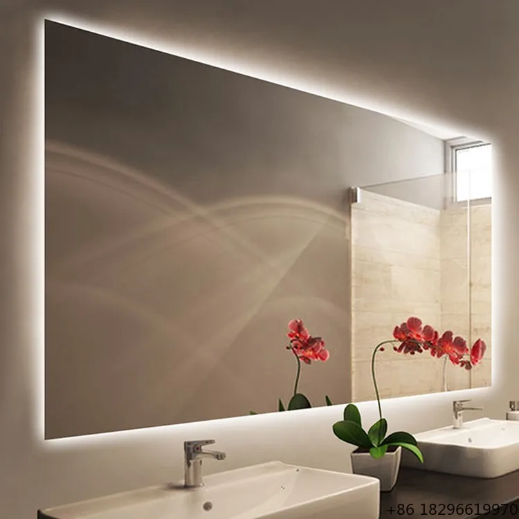 LED Wall Touch Mirror Smart Illuminated Bathroom Vanity Mirror OEM Custom Supported
LED Wall Touch Mirror Smart Illuminated Bathroom Vanity Mirror OEM Custom Supported