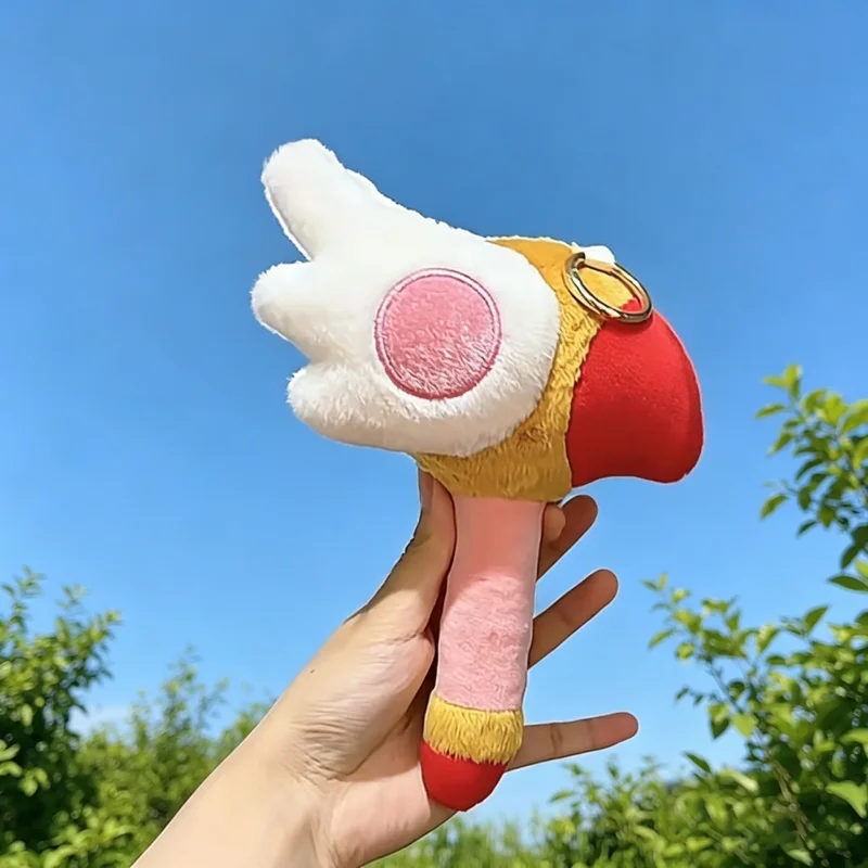 20*15Cm Cartoon Cardcaptor Sakura Attribute Red and White Sealing Wand Pp Cotton Filling Plush Doll Keychain Itabag Decoration
20*15Cm Cartoon Cardcaptor Sakura Attribute Red and White Sealing Wand Pp Cotton Filling Plush Doll Keychain Itabag Decoration
