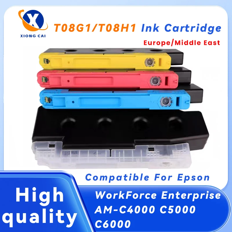 Compatible with Epson WorkForce AM-C4000 C5000 C6000 Pigment Ink Cartridge T08H1/T08H2/T08H3/T08H4 & T08G1-T08G3 (Single Pack)
Compatible with Epson WorkForce AM-C4000 C5000 C6000 Pigment Ink Cartridge T08H1/T08H2/T08H3/T08H4 & T08G1-T08G3 (Single Pack)