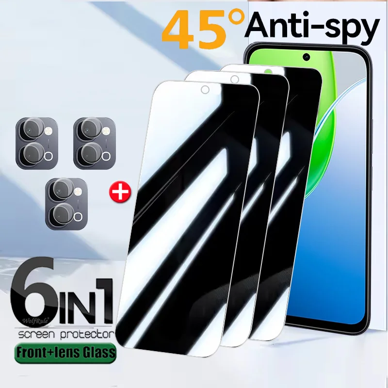 6-in-1 For Vivo Y31D Glass Vivo Y31D Tempered Glass Protective Privacy Anti-Spy Screen 9H Phone Protector Vivo Y31D Lens Glass
6-in-1 For Vivo Y31D Glass Vivo Y31D Tempered Glass Protective Privacy Anti-Spy Screen 9H Phone Protector Vivo Y31D Lens Glass