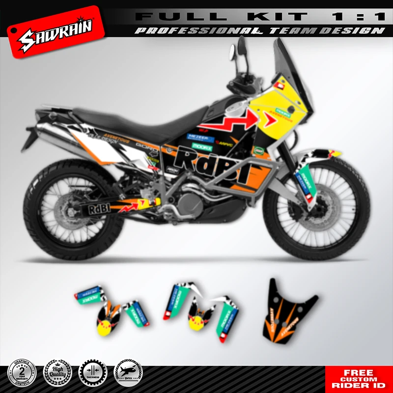 Sawrain For KTM 990 ADV R S 2003-2016 Custom Team Motorcycle Graphics Backgrounds Adhesive Decals Stickers Kit
Sawrain For KTM 990 ADV R S 2003-2016 Custom Team Motorcycle Graphics Backgrounds Adhesive Decals Stickers Kit