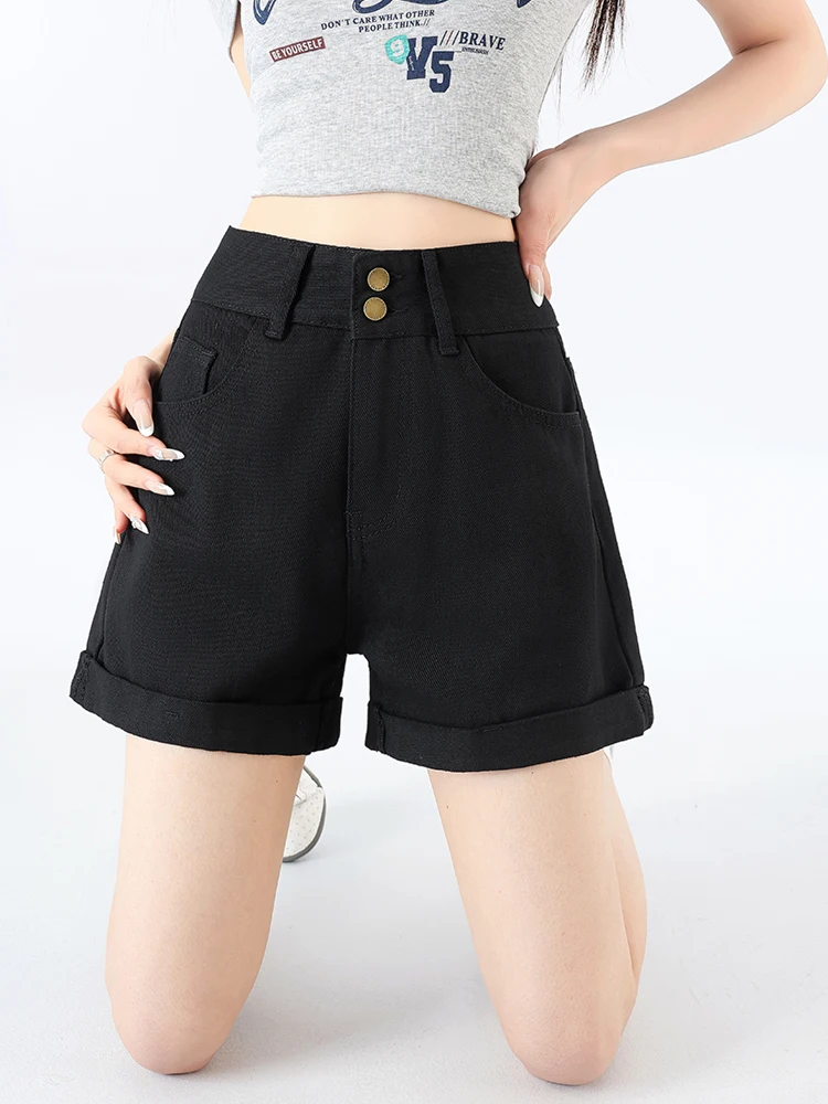 High Waist A-Line Shorts Women's Denim Wide Leg Mid-Length Pants Summer New Style Pear Shape Body Fit Casual Jeans
High Waist A-Line Shorts Women's Denim Wide Leg Mid-Length Pants Summer New Style Pear Shape Body Fit Casual Jeans