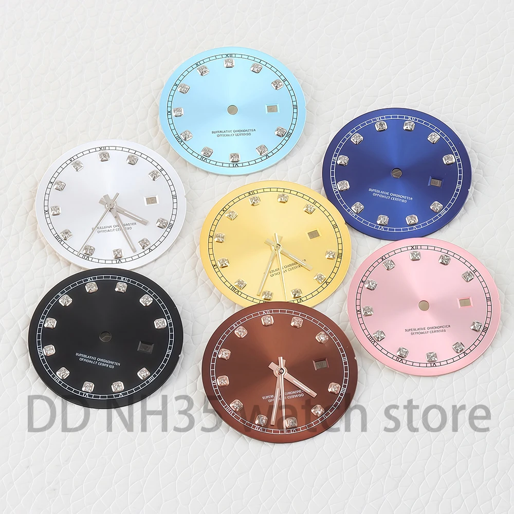 25mm Watch Dial Face Diamond Women's Dial No Logo for DATEJUST nh05/nh06 Movement Watch Repair Tools Replacement Accessories
25mm Watch Dial Face Diamond Women's Dial No Logo for DATEJUST nh05/nh06 Movement Watch Repair Tools Replacement Accessories
