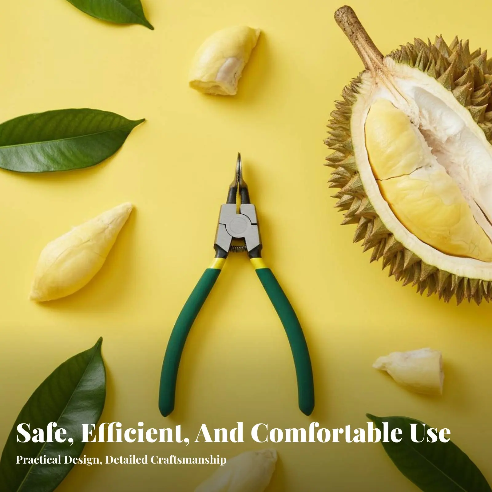 Durian Unseal Er Tool Easy to Use Durian Shell Splitter Fruit Ing Pliers Labor-Saving Kitchen Gadget Stainless Steel Blade
Durian Unseal Er Tool Easy to Use Durian Shell Splitter Fruit Ing Pliers Labor-Saving Kitchen Gadget Stainless Steel Blade