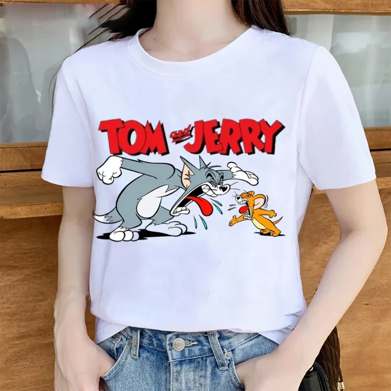 MINISO Disney Cat and Mouse Cartoon Summer Women's T-shirt Anime Fashion Casual Cotton Street Comfortable Top Women's Clothing
MINISO Disney Cat and Mouse Cartoon Summer Women's T-shirt Anime Fashion Casual Cotton Street Comfortable Top Women's Clothing