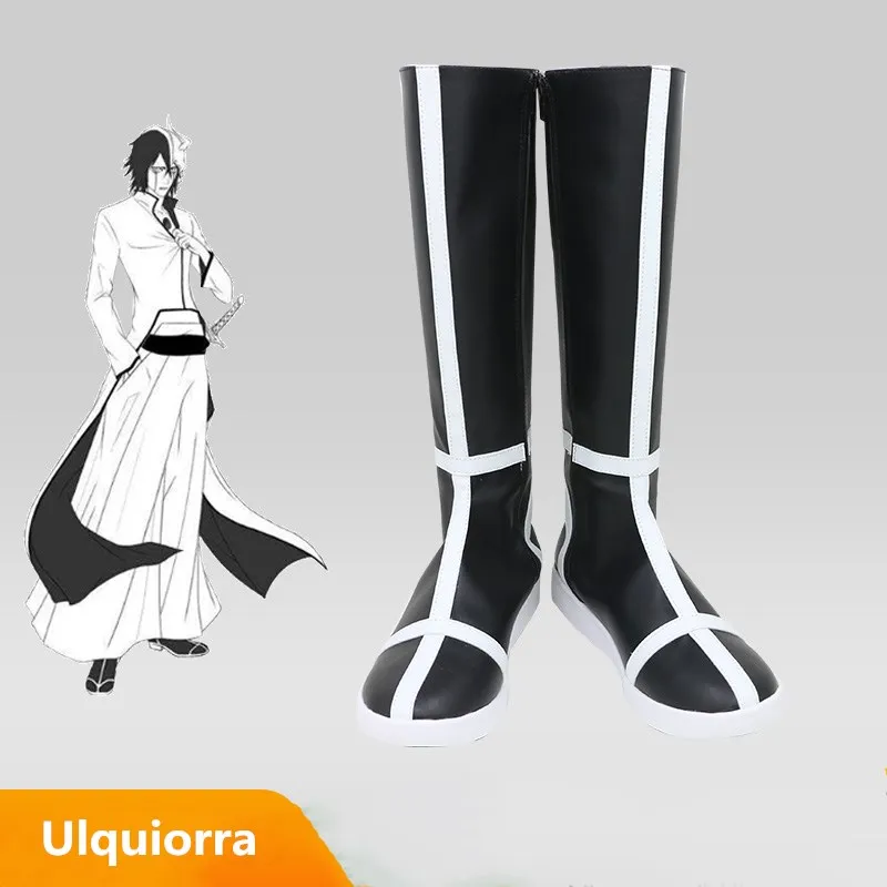 Костюм для косплея Улкиорры Цифера из аниме Bleach (Япония), черные ботинки ручной работы из искусственной кожи
Костюм для косплея Улкиорры Цифера из аниме Bleach (Япония), черные ботинки ручной работы из искусственной кожи