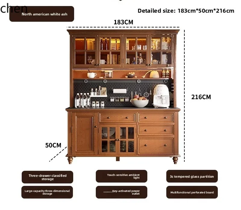 PYH Sideboard High Cabinet Integrated Living Room Dining Room Wall-Mounted Home Tea Wine Cabinet Storage Cabinet
PYH Sideboard High Cabinet Integrated Living Room Dining Room Wall-Mounted Home Tea Wine Cabinet Storage Cabinet