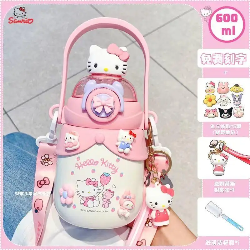 Hello kitty vacuum cup Sanrio Big belly cup Straw water cup kettle child girl boy school Portable Gift Cartoon Anime cup cute 
Hello kitty vacuum cup Sanrio Big belly cup Straw water cup kettle child girl boy school Portable Gift Cartoon Anime cup cute