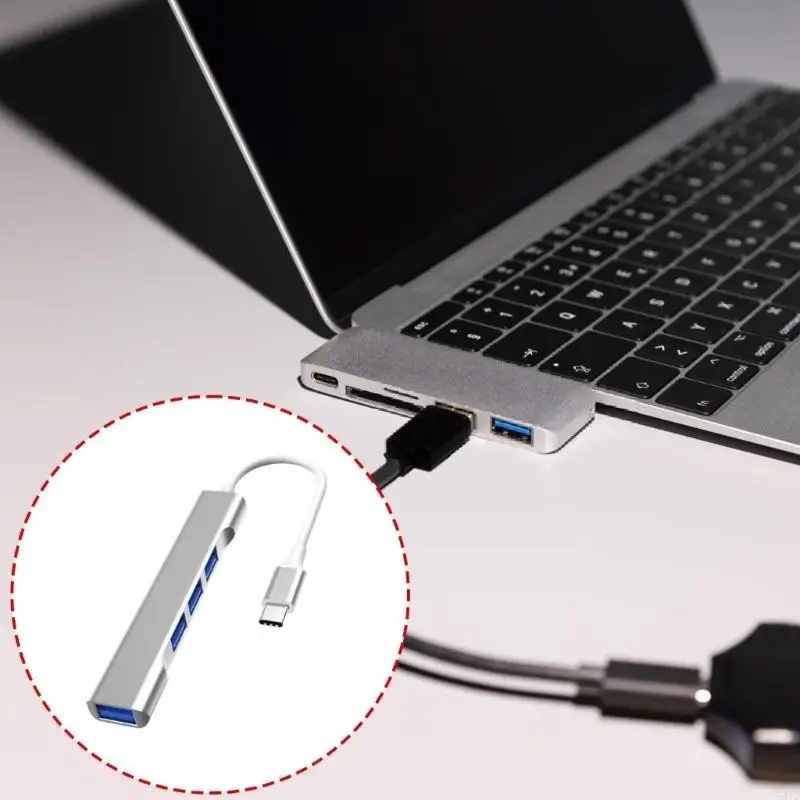USB C HUB 4 в 1 USB C/USB Dopking Doping Station с 3xusb2.0+1xusb3.0
USB C HUB 4 в 1 USB C/USB Dopking Doping Station с 3xusb2.0+1xusb3.0