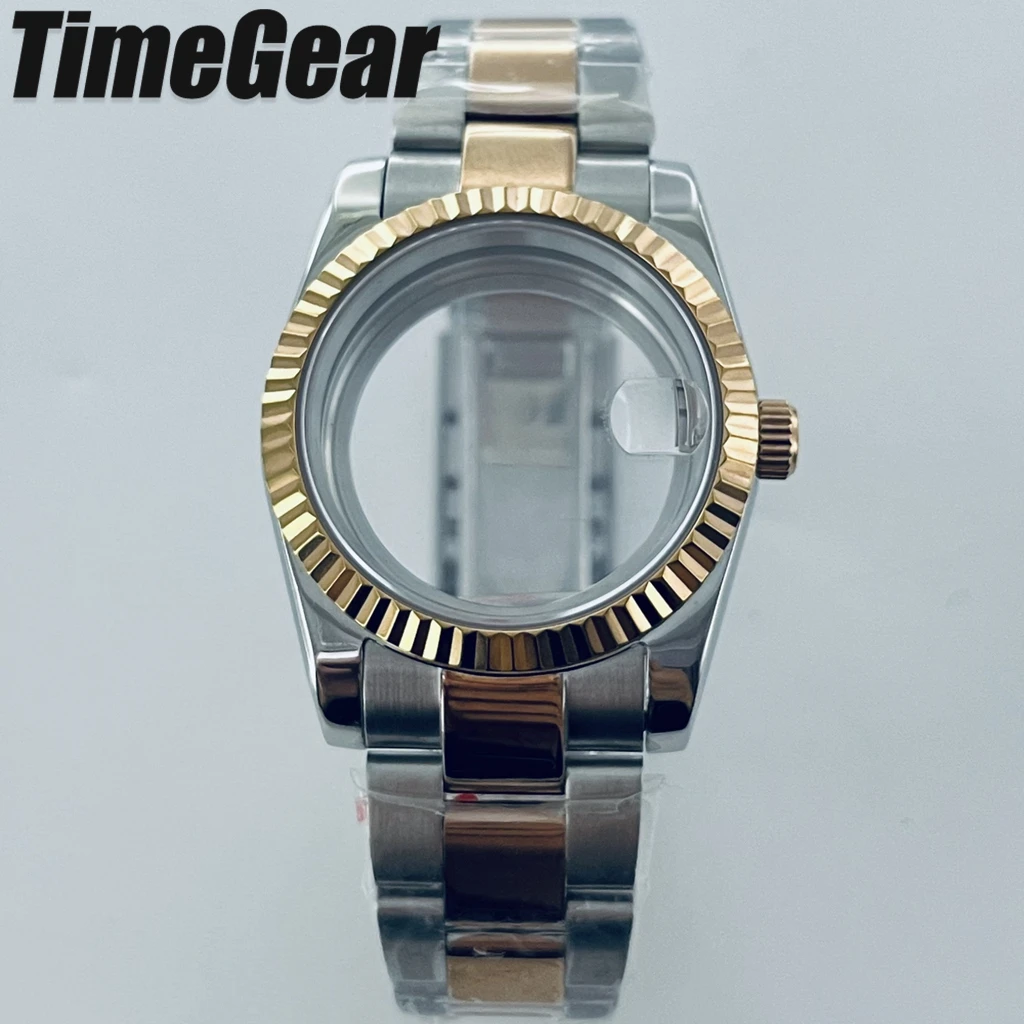 36mm/40mm Silve Rose Gold Fluted Curved Watch Case Fit NH35 Datejust NH34 NH35 NH36 NH38 ETA2824 Movement for 28.5mm Dial
36mm/40mm Silve Rose Gold Fluted Curved Watch Case Fit NH35 Datejust NH34 NH35 NH36 NH38 ETA2824 Movement for 28.5mm Dial