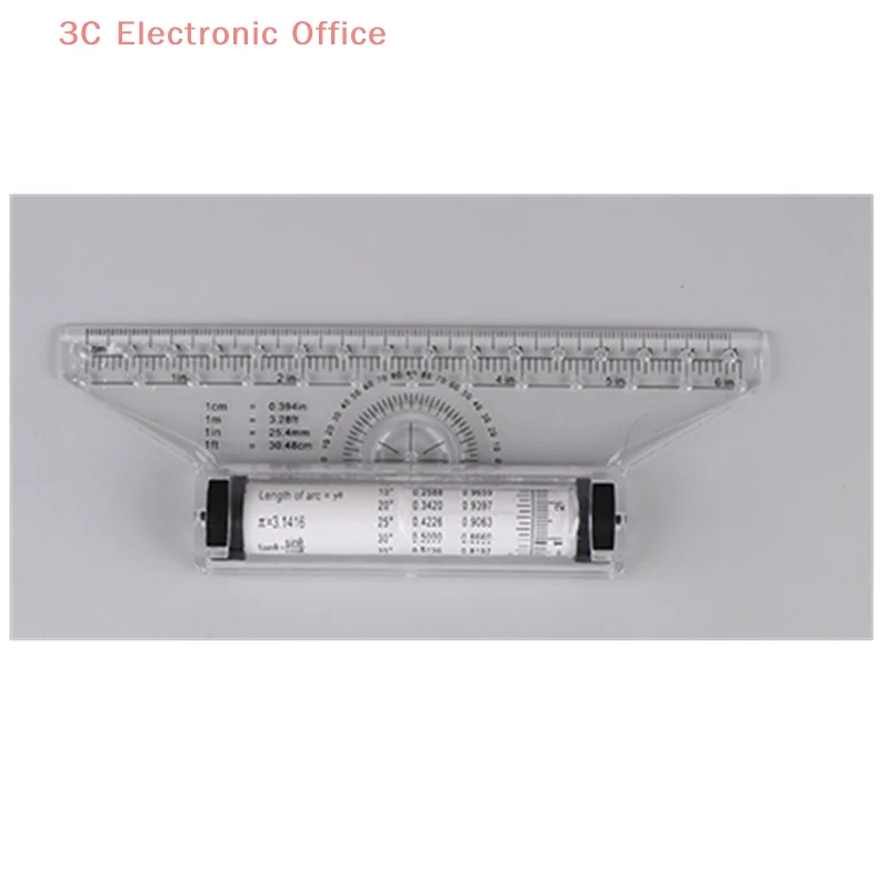 Angles Line Ruler 15cm 30cm Multi Function Drawing Tool Metric Rolling Ruler Clear Parallel Rolling Rule Drafting Tool
Angles Line Ruler 15cm 30cm Multi Function Drawing Tool Metric Rolling Ruler Clear Parallel Rolling Rule Drafting Tool