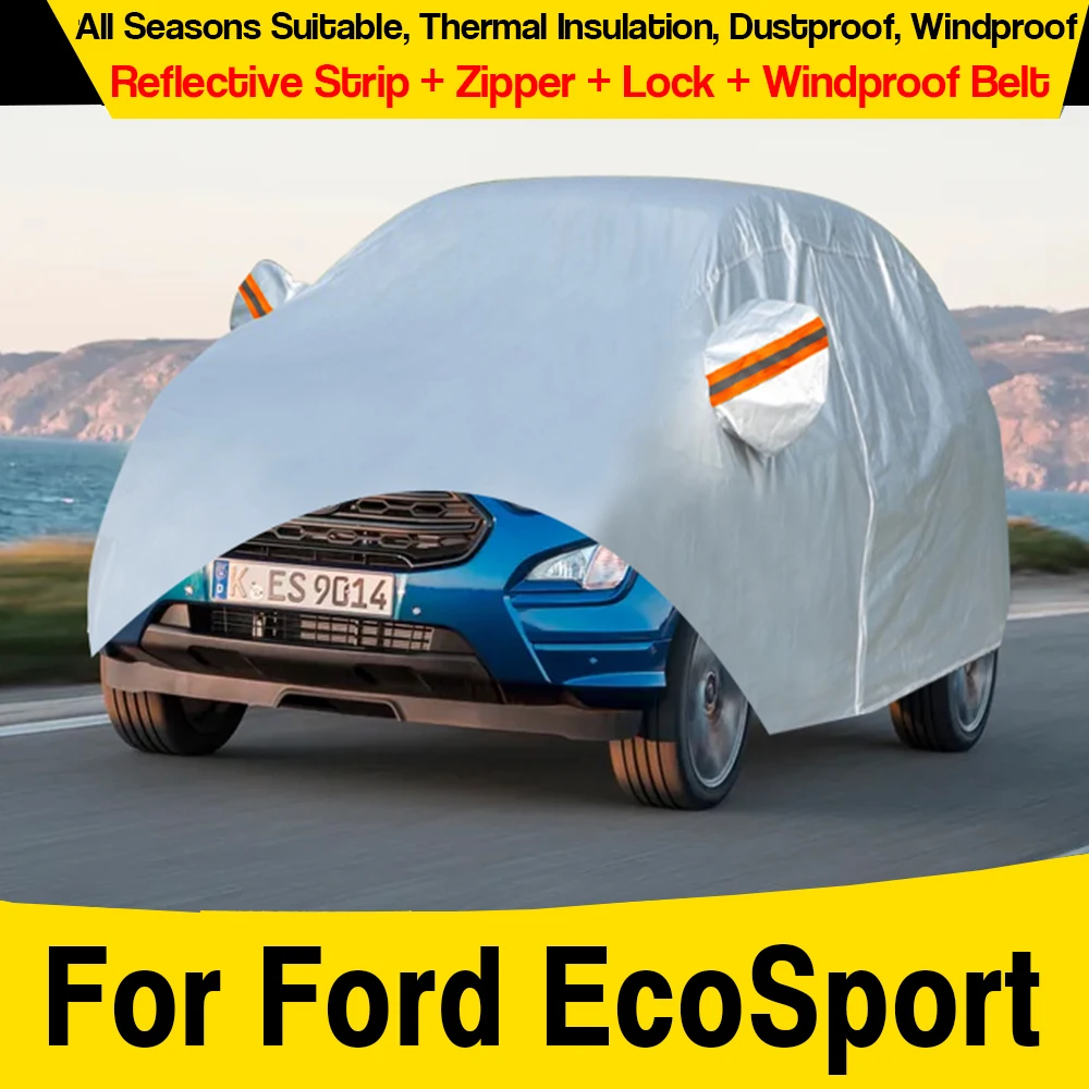 Full Car Cover SUV Sun Anti-UV Rain Snow Dust Protection Cover Windproof For Ford EcoSport 2003-2026
Full Car Cover SUV Sun Anti-UV Rain Snow Dust Protection Cover Windproof For Ford EcoSport 2003-2026