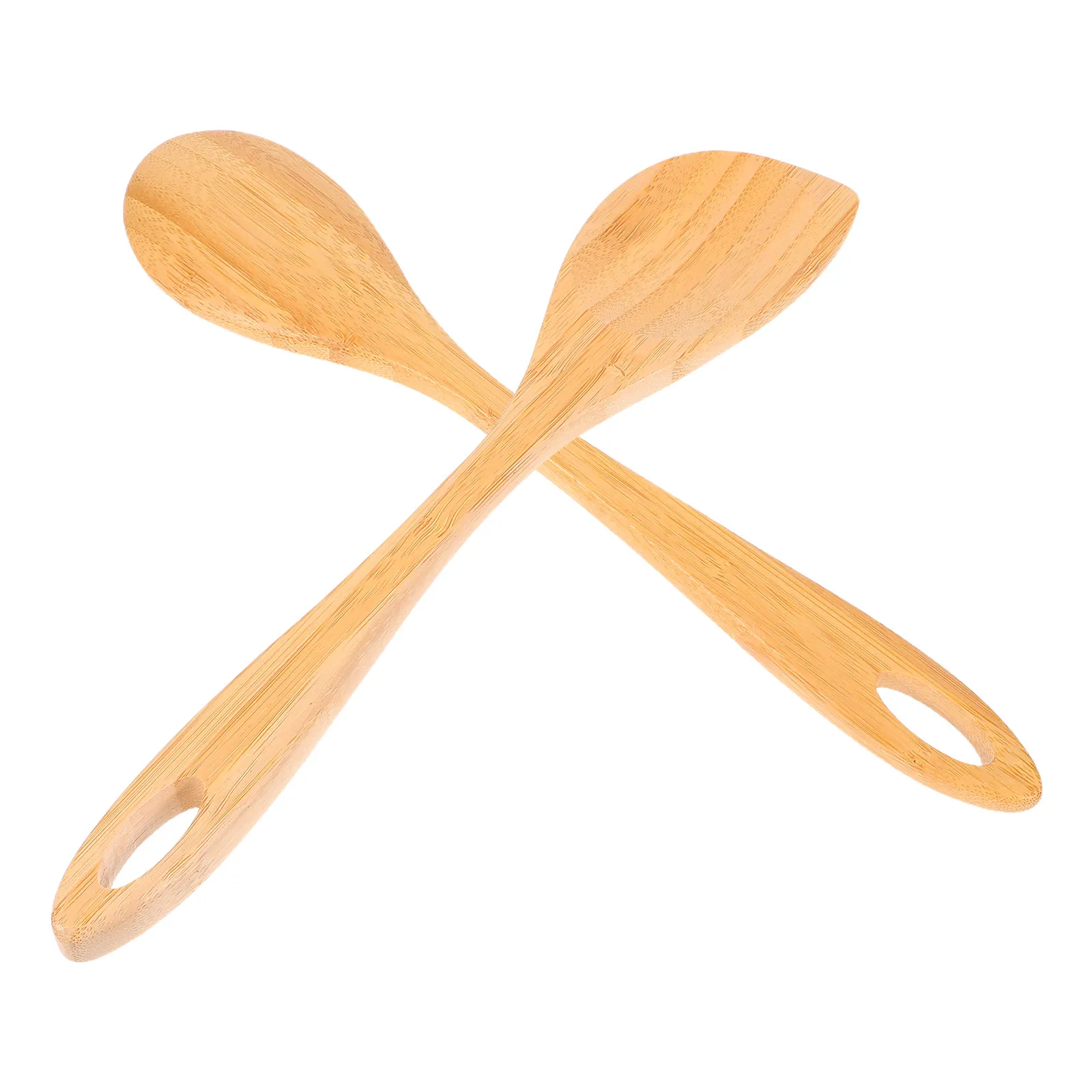 2Pcs Bamboo Spoon Set Long Handled Cooking Spoons for Stirring Mixing Serving Pasta Wok Nonstick Cookware Eco Friendly Kitchen
2Pcs Bamboo Spoon Set Long Handled Cooking Spoons for Stirring Mixing Serving Pasta Wok Nonstick Cookware Eco Friendly Kitchen