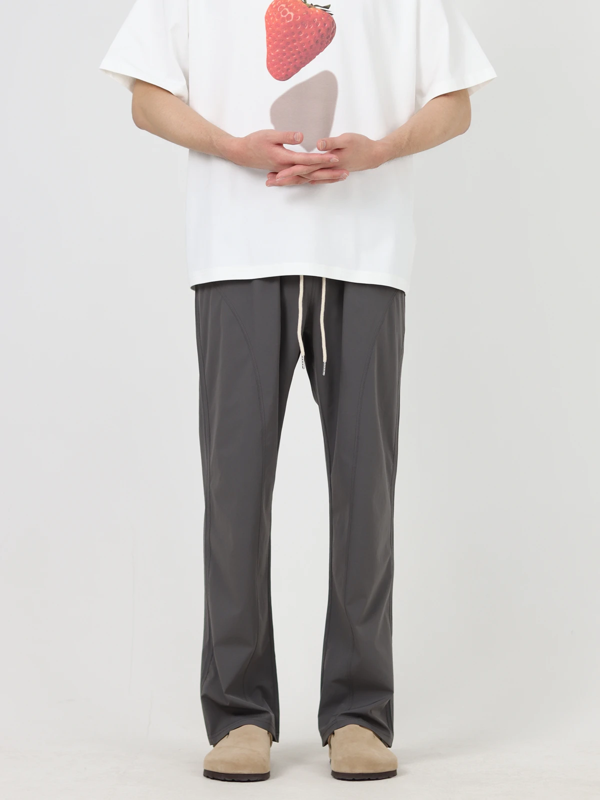 CeZphison Lightweight Loose Ice Silk Quick Dry Micro Flared Casual Pants Youthful Energy Style Polyester Nylon Blend
CeZphison Lightweight Loose Ice Silk Quick Dry Micro Flared Casual Pants Youthful Energy Style Polyester Nylon Blend