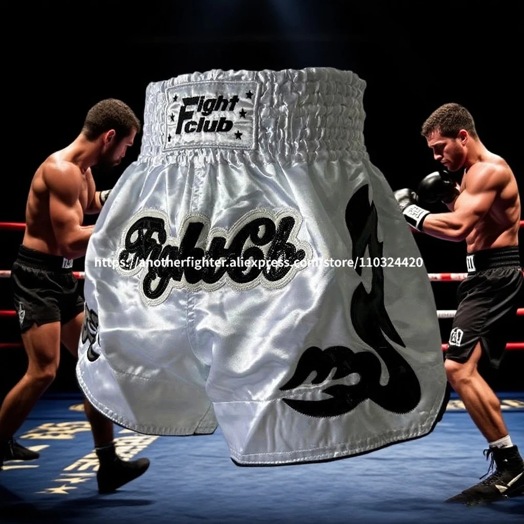 Thai Boxing Shorts Embroidered Muay Thai Shorts for Men Women Kids Cage Fight Kickboxing Training Trunks Gym Grappling Clothes
Thai Boxing Shorts Embroidered Muay Thai Shorts for Men Women Kids Cage Fight Kickboxing Training Trunks Gym Grappling Clothes