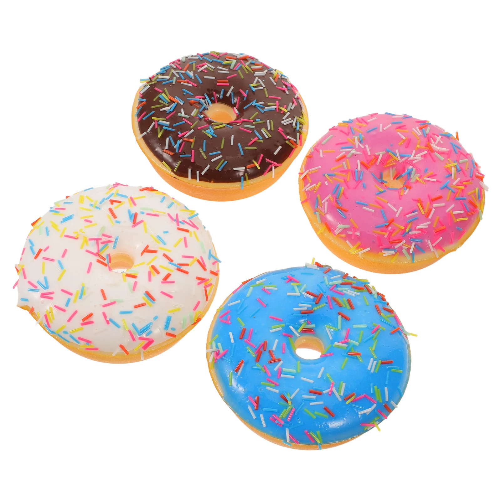 4Pcs Fake Donut Realistic Artificial Doughnut Decoration Donut Themed Party Dessert Display Simulation Food Prop Photography
4Pcs Fake Donut Realistic Artificial Doughnut Decoration Donut Themed Party Dessert Display Simulation Food Prop Photography