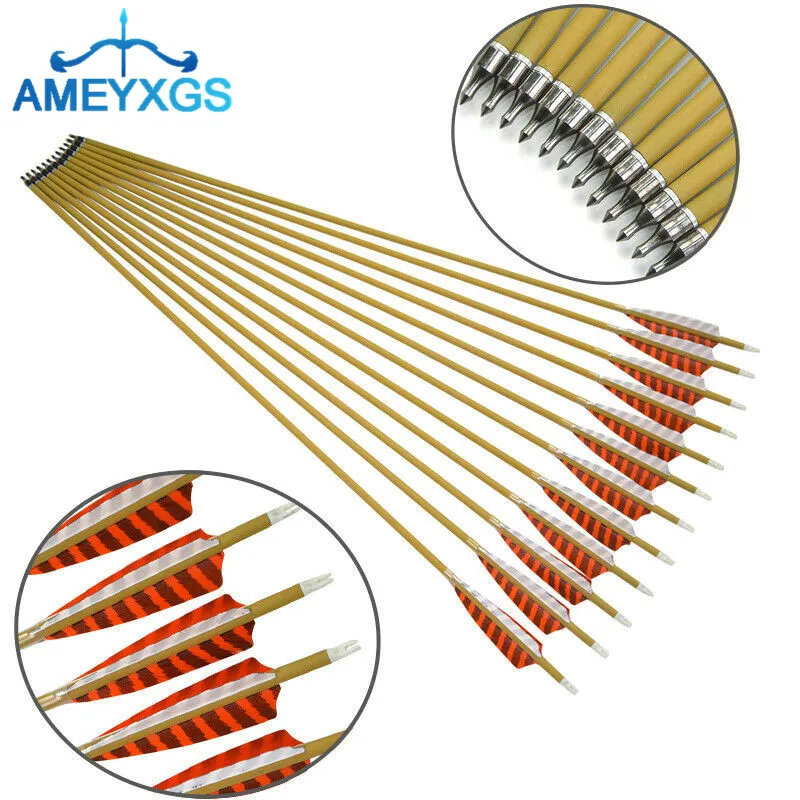 10Pcs 30" Spine 500 Archery Pure Carbon Arrows Wooden Skin Shafts 4" Natural Feather Arrow Carbon Hunting Shooting Accessories
10Pcs 30" Spine 500 Archery Pure Carbon Arrows Wooden Skin Shafts 4" Natural Feather Arrow Carbon Hunting Shooting Accessories