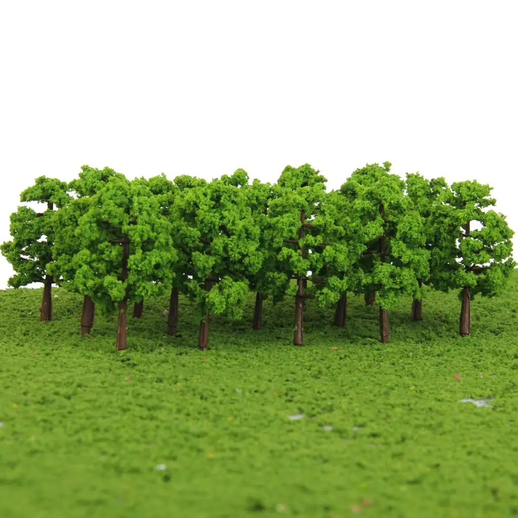 Light Green Plastic Trees Miniature Park Forest Model Synonym for Train Scale Model Kit Scene
Light Green Plastic Trees Miniature Park Forest Model Synonym for Train Scale Model Kit Scene