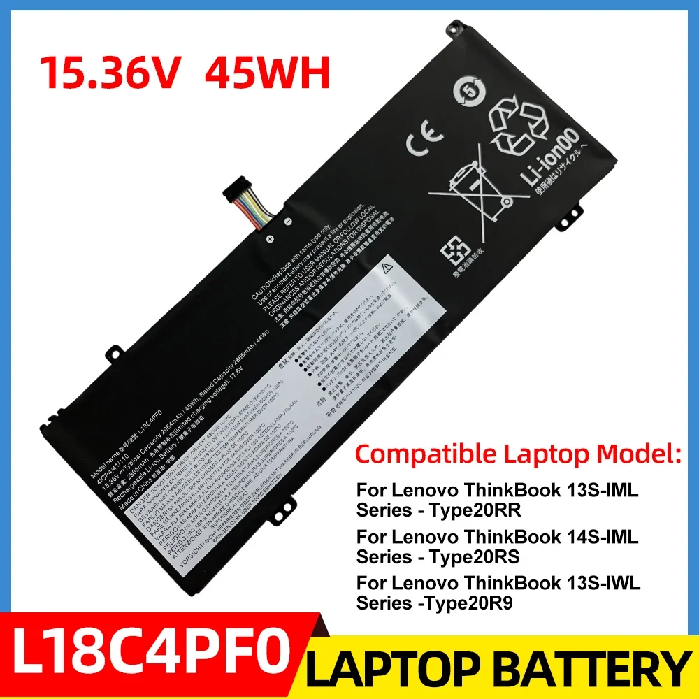 New L18C4PF0 L18M4PF0 Laptop Battery For Lenovo ThinkBook 13S 14S 13S-IWL 13S-20R90071GE 14S-IWL 14S-20RM L18D4PF0
New L18C4PF0 L18M4PF0 Laptop Battery For Lenovo ThinkBook 13S 14S 13S-IWL 13S-20R90071GE 14S-IWL 14S-20RM L18D4PF0