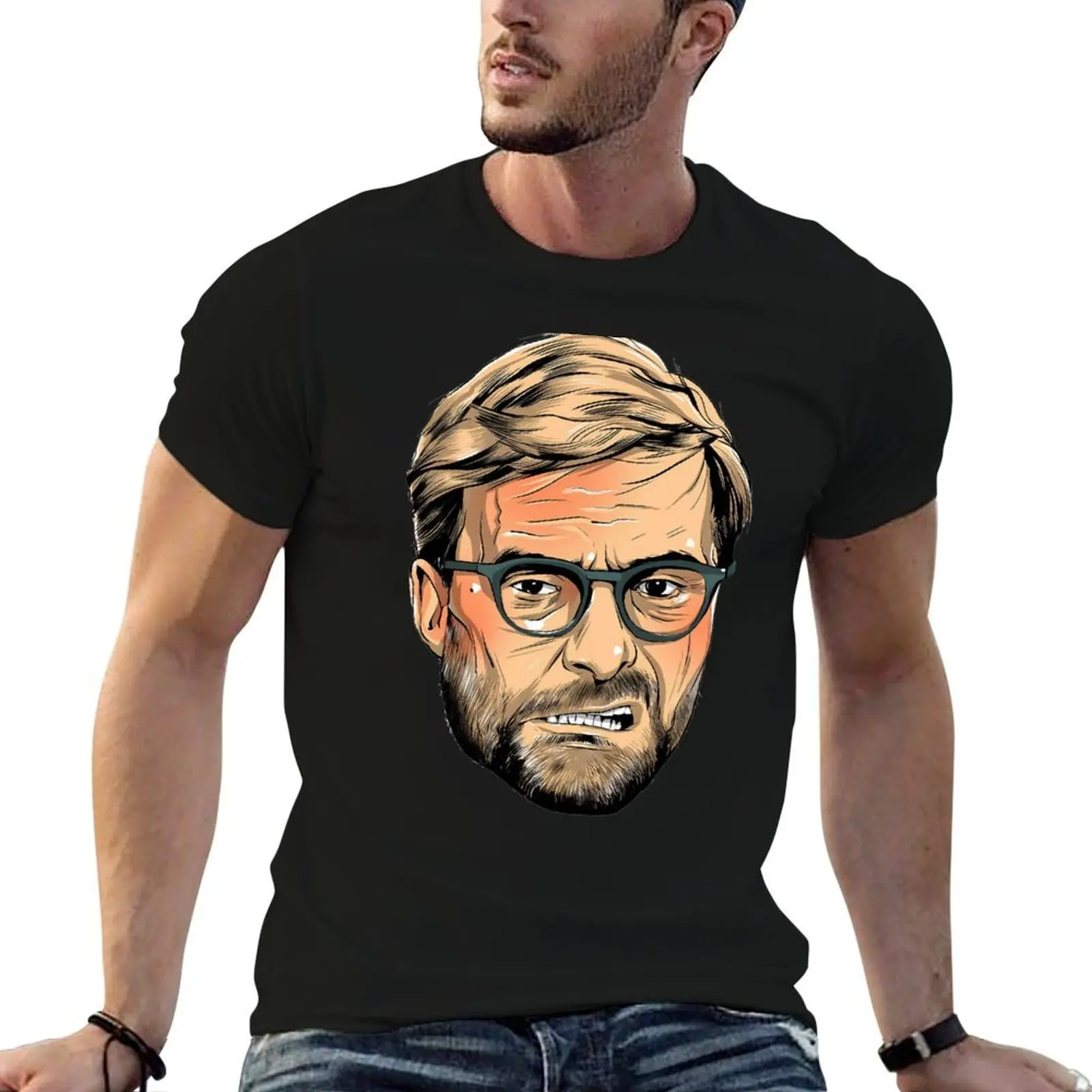 Confused Klopp T-Shirt man t shirts for men casual t shirts for man cotton soft T-Shirt 
Confused Klopp T-Shirt man t shirts for men casual t shirts for man cotton soft T-Shirt
