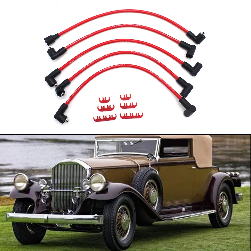 Комплект двойных проводов HT для классических автомобилей, материал не деформируется, номер OEM не применим, практическое применение
Комплект двойных проводов HT для классических автомобилей, материал не деформируется, номер OEM не применим, практическое применение