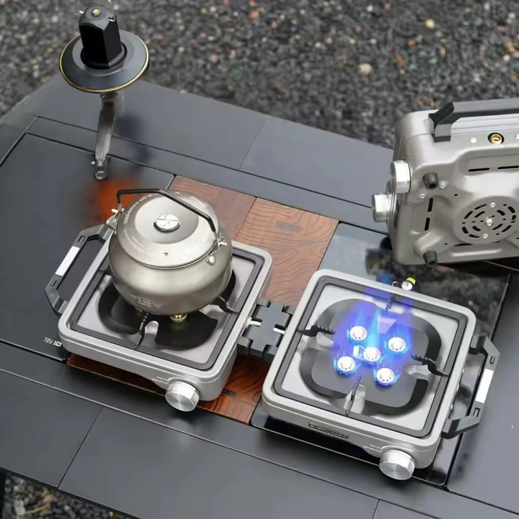 Stoves Camping Kitchen Foldable Portable Camping Gas Stove Stainless Steel Outdoor Camping Cooking Windproof 2 Burner Stove
Stoves Camping Kitchen Foldable Portable Camping Gas Stove Stainless Steel Outdoor Camping Cooking Windproof 2 Burner Stove