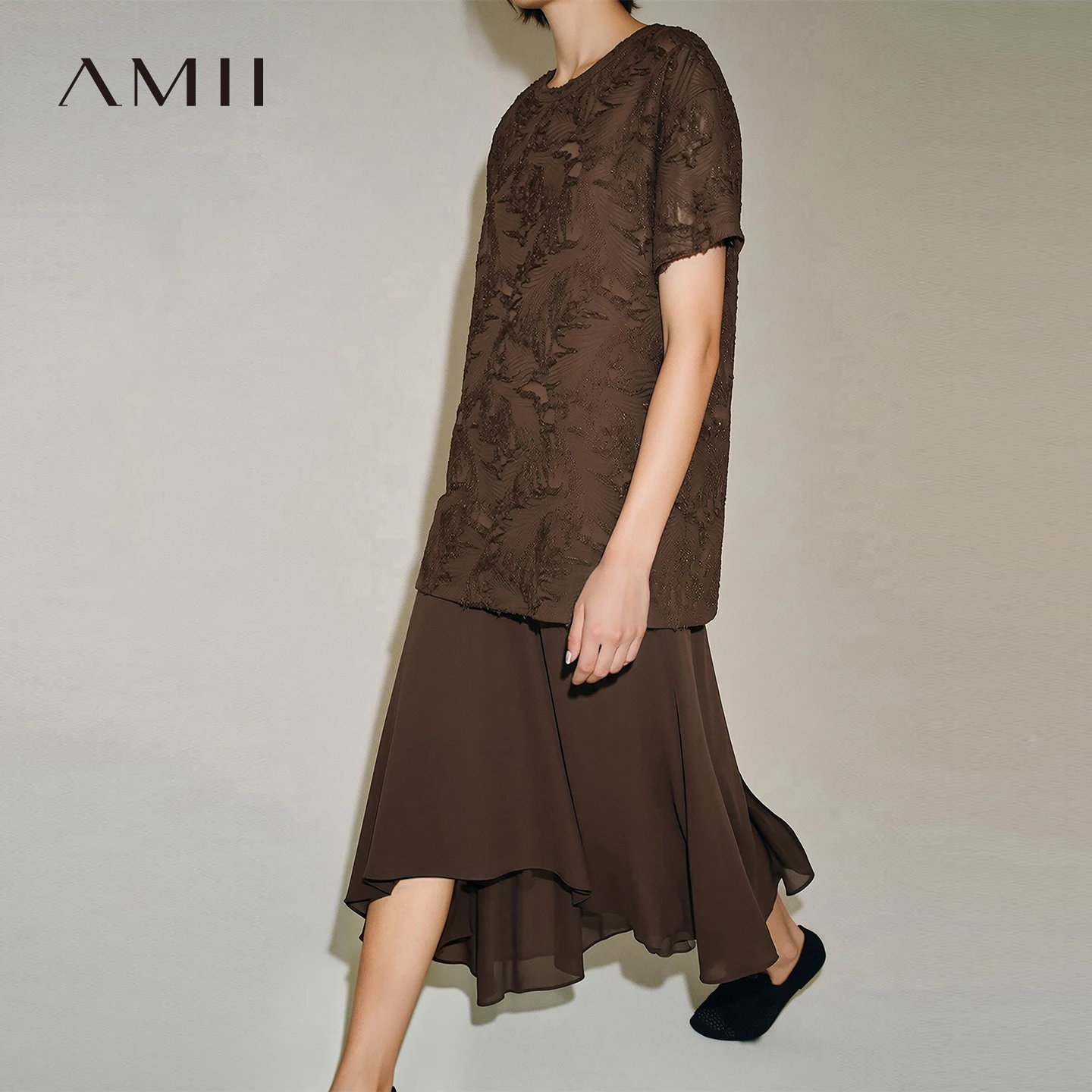 Amii Dress Woman 2026 Summer New O-Neck Drop Shoulder Patchwork Chiffon Tassel Loose Fit Casual Midi Dress For Women 12642203
Amii Dress Woman 2026 Summer New O-Neck Drop Shoulder Patchwork Chiffon Tassel Loose Fit Casual Midi Dress For Women 12642203