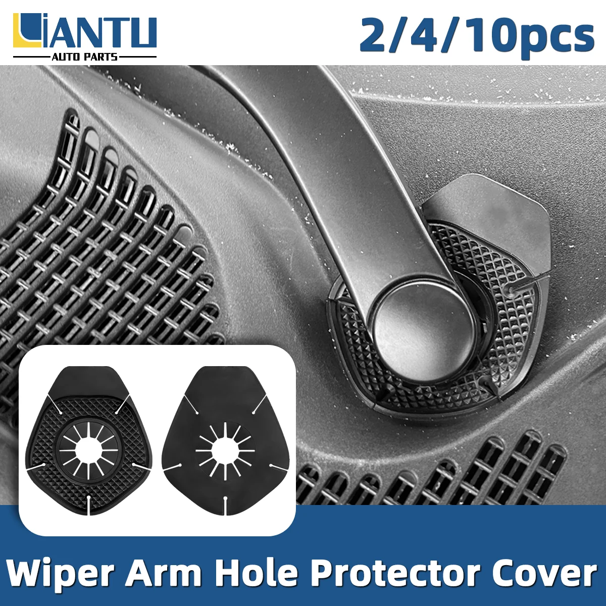 2/4/10pcs Wiper Hole Silicone Protective Cover Waterproof Dustproof And Leaf Proof Car Wiper Base Protective Cover Auto Parts
2/4/10pcs Wiper Hole Silicone Protective Cover Waterproof Dustproof And Leaf Proof Car Wiper Base Protective Cover Auto Parts