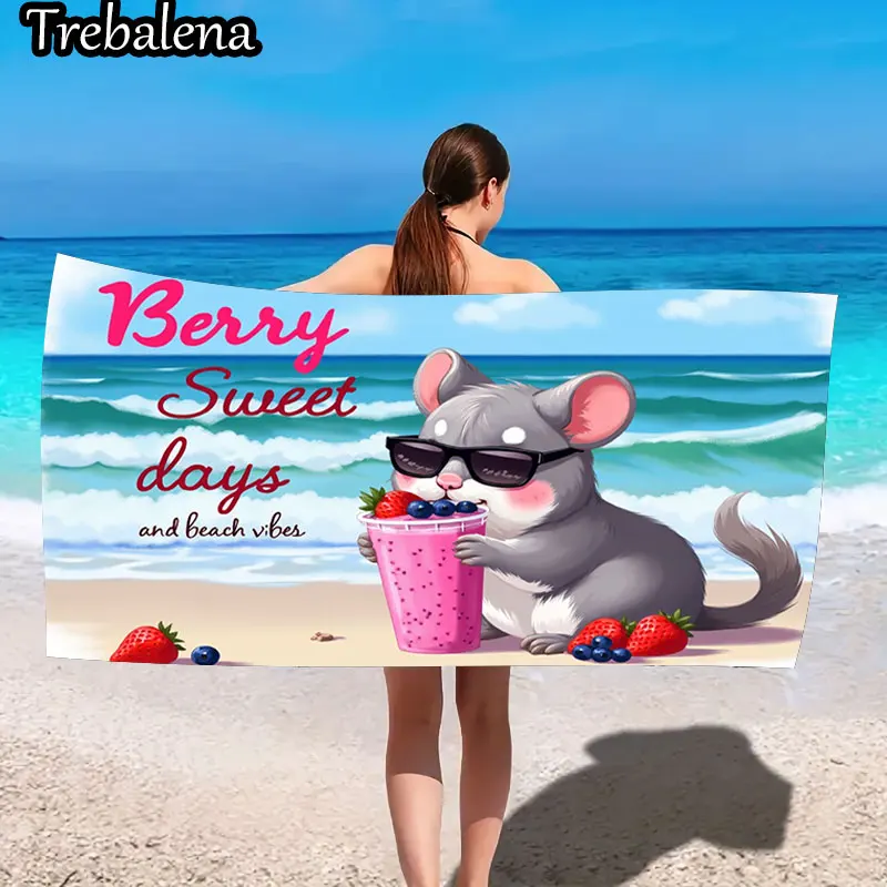 Ультрамягкое пляжное полотенце 30*60 дюймов с полотенцем Berry Sweet Beach Days для шиншиллы Vibes
Ультрамягкое пляжное полотенце 30*60 дюймов с полотенцем Berry Sweet Beach Days для шиншиллы Vibes