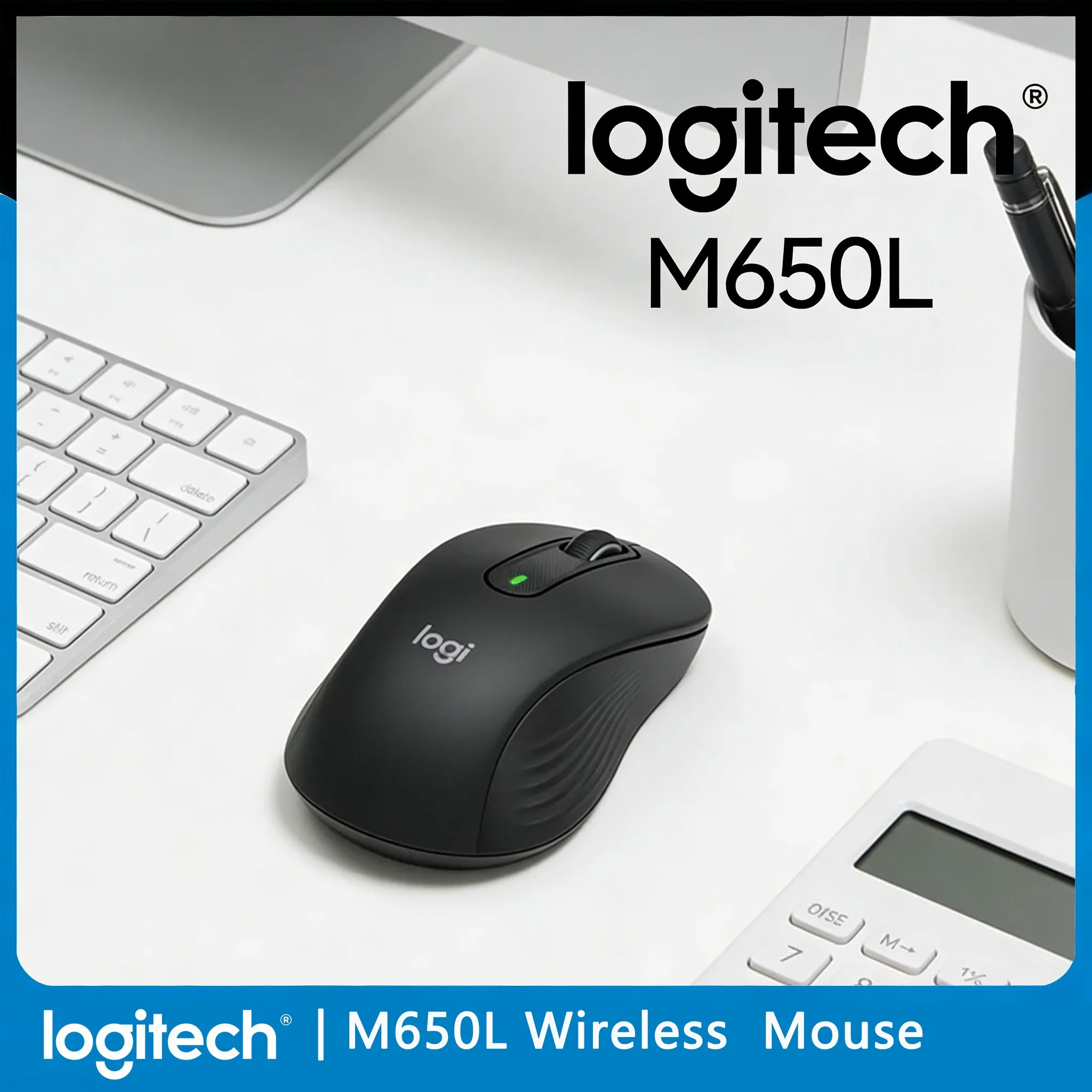 Профессиональная офисная мышь Logitech M650/M650L | Двухрежимная беспроводная связь с поддержкой нескольких устройств и настраиваемыми боковыми кнопками, долговечная
Профессиональная офисная мышь Logitech M650/M650L | Двухрежимная беспроводная связь с поддержкой нескольких устройств и настраиваемыми боковыми кнопками, долговечная