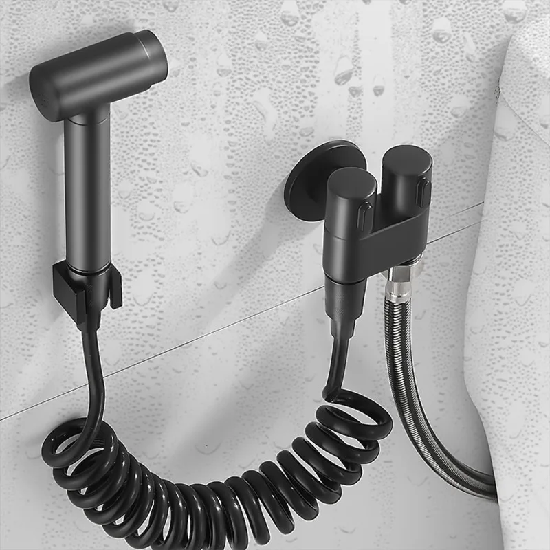 Black/Chrome Bathroom Bidet Faucet Portable Wall Mounted Toilet Bidet Sprayer Cold Water Toilet Faucets Hand Held Bidet Kit
Black/Chrome Bathroom Bidet Faucet Portable Wall Mounted Toilet Bidet Sprayer Cold Water Toilet Faucets Hand Held Bidet Kit