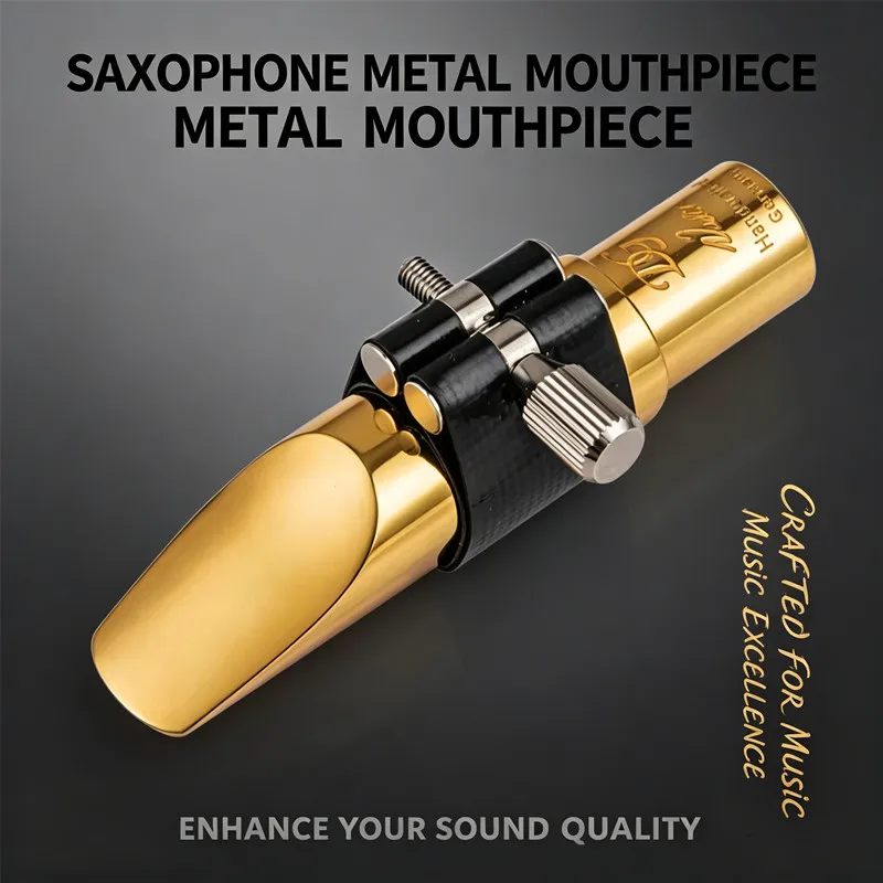 High Quality DG High Quality Professional Tenor Soprano Alto Saxophone Metal Mouthpiece Gold Plated Pieces Accessories Size
High Quality DG High Quality Professional Tenor Soprano Alto Saxophone Metal Mouthpiece Gold Plated Pieces Accessories Size
