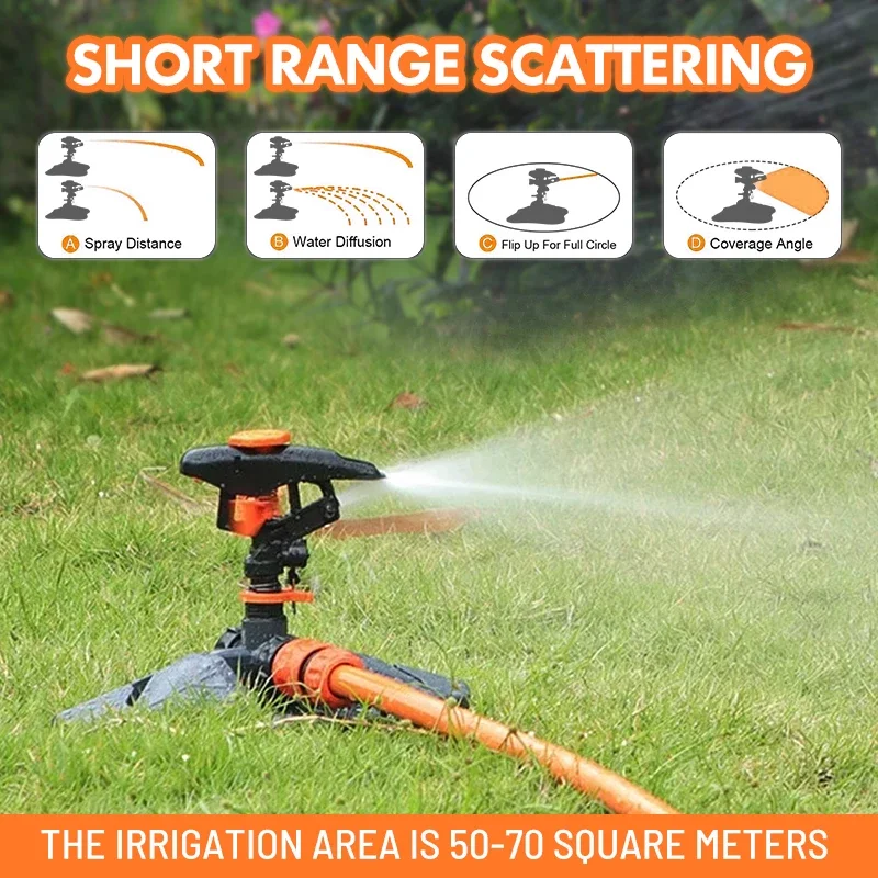Automatic Garden Watering Lawn Sprinklers 360° Rotation Irrigation Watering System with Nozzle Grass Plant for Farm Outdoor Yard
Automatic Garden Watering Lawn Sprinklers 360° Rotation Irrigation Watering System with Nozzle Grass Plant for Farm Outdoor Yard