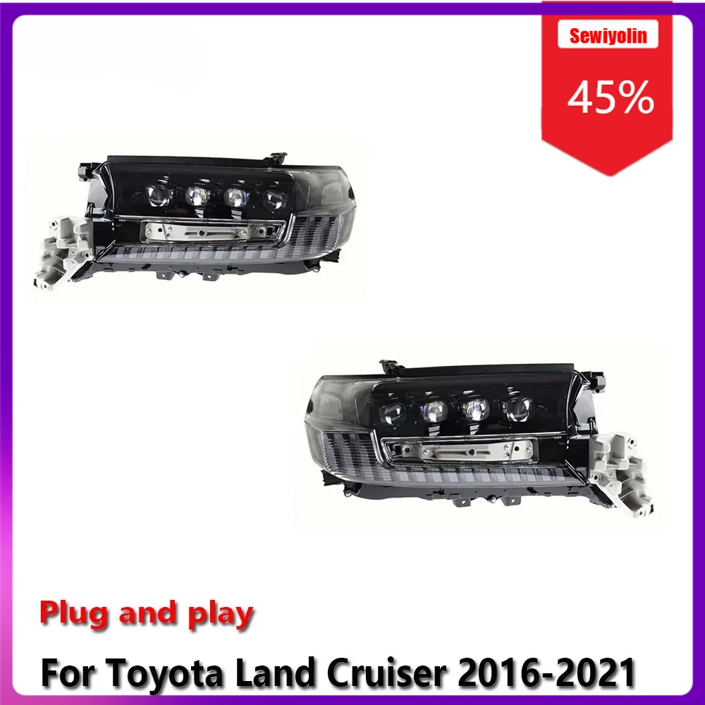 Автомобильные светодиодные лампы Sewiyolin в сборе для Toyota Land Cruiser 2016-2021Fog DRL, стоп-сигнал, указатель поворота
Автомобильные светодиодные лампы Sewiyolin в сборе для Toyota Land Cruiser 2016-2021Fog DRL, стоп-сигнал, указатель поворота